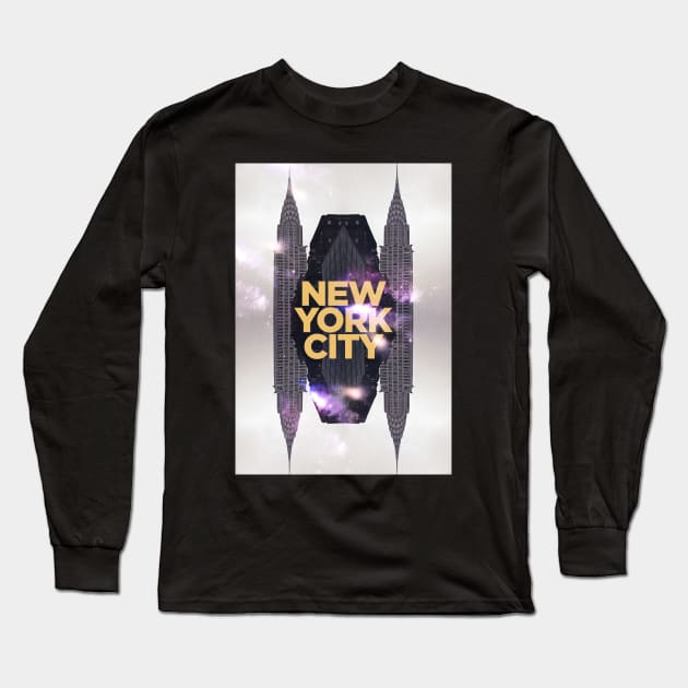 New York City8 Long Sleeve T-Shirt by JavierMartinez